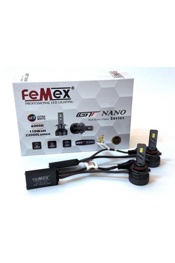 Femex Gt Nano Pro Hır2 9012 Şimşek Etkili Led Xenon 110W 22000 Lumen - Image 1