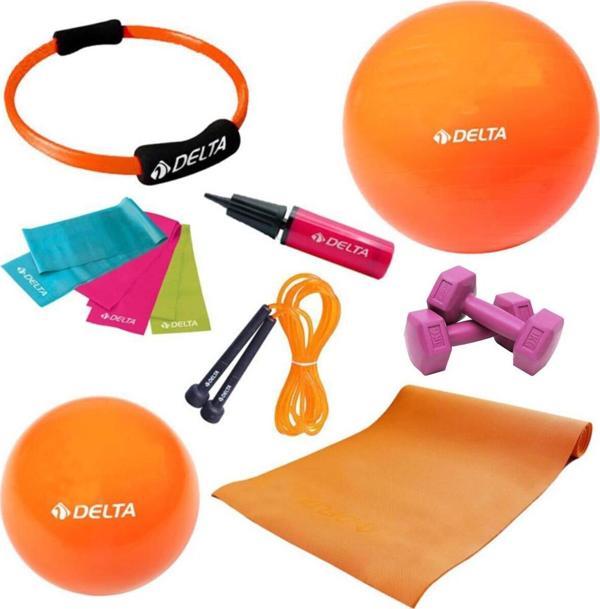 Delta 4 MM Minderli PTCS Turuncu Full Pilates Seti ( 65 cm - 20 cm ) - Image 1