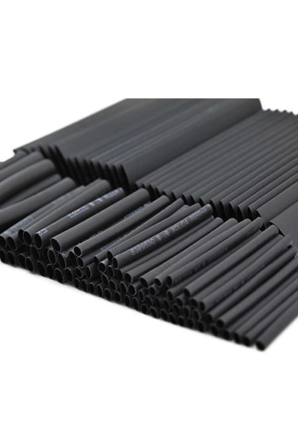 Zembil 200 Adet Isıyla Daralan Polyolefin Shrink Makaron Hortum 10 Farklı Ölçü 5Cm X 20 Şer Adet - Image 1