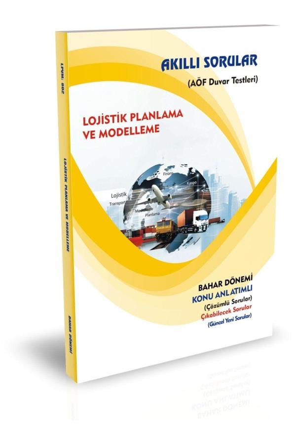 İlkumut Yayınları - Lojistik Planlama ve Modelleme (Konu Anlatımlı ve Çözümlü Sorular) - Akıllı Sorular - Image 1