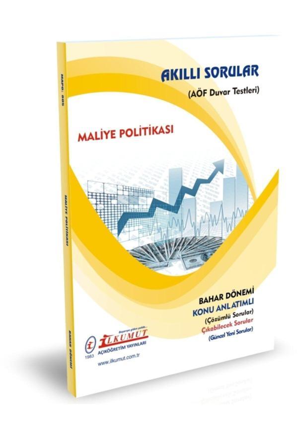 İlkumut Yayınları - Maliye Politikası - (Konu Anlatımlı ve Çözümlü Sorular) - Akıllı Sorular - Image 1