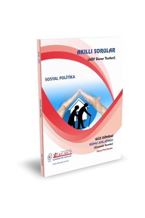 İlkumut Yayınları - Sosyal Politika (Konu Anlatımlı ve Çözümlü Sorular) - Akıllı Sorular - Image 1