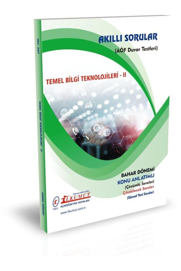 İlkumut Yayınları - Temel Bilgi Teknolojileri - II - (Konu Anlatımlı ve Çözümlü Sorular) - Akıllı Sorular - Image 1