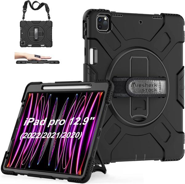 Apple iPad Pro 12.9 2020 4. Nesil Zırhlı Armour Defender Askılı Kılıf A2229 A2069 A2232 A2233 - Image 1