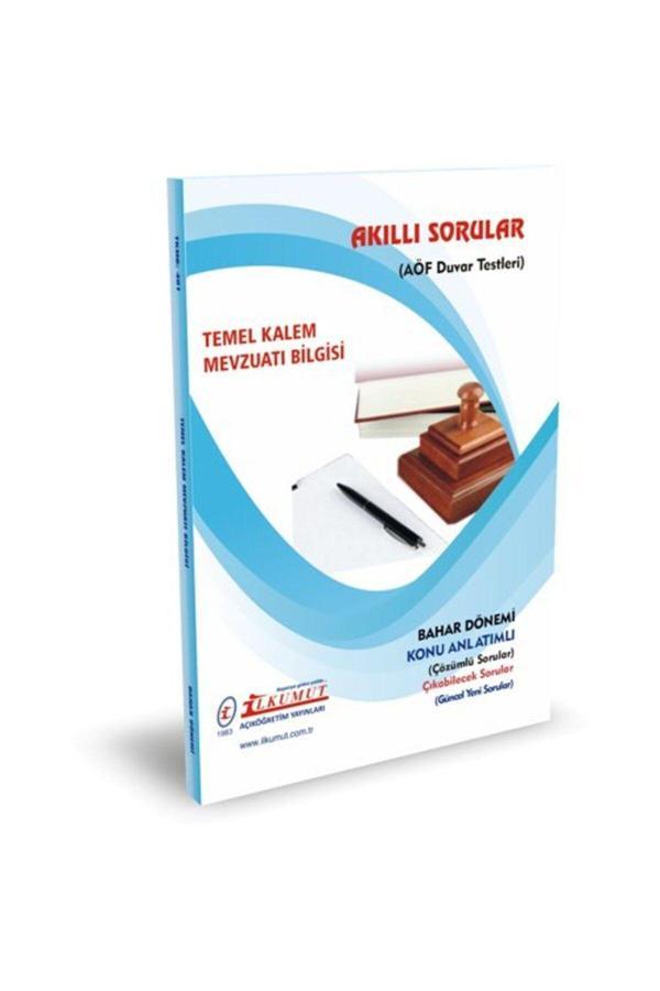 İlkumut Yayınları - Temel Kalem Mevzuatı Bilgisi - (Konu Anlatımlı ve Çözümlü Sorular) - Akıllı Sorular - Image 1