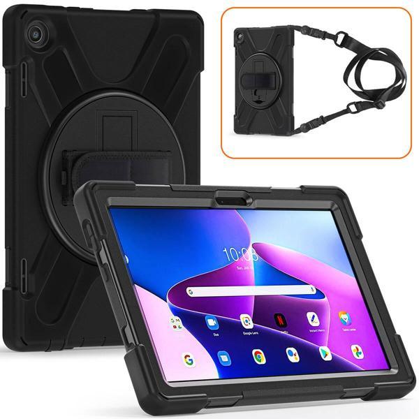 Lenovo Tab M10 HD (2.Nesil) 2022 Zırhlı Armour Defender Askılı Kılıf - Image 1