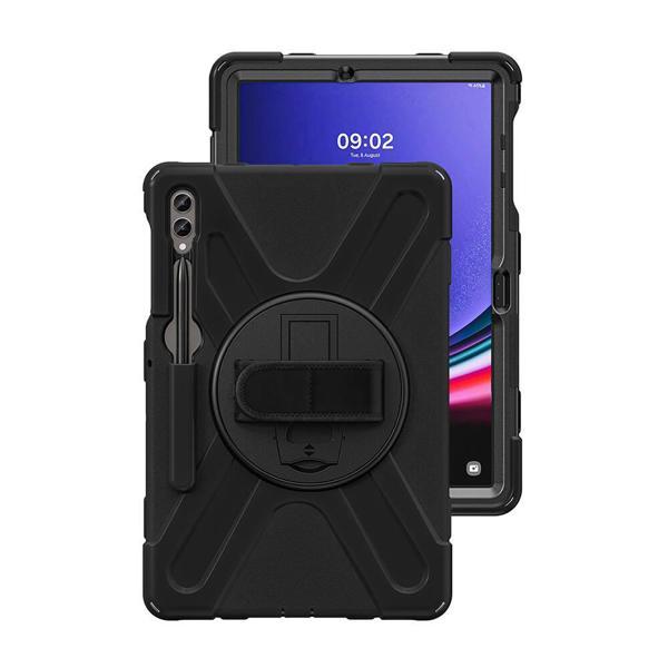 Samsung Galaxy Tab S10 Plus 12.4 inc Zırhlı Armour Defender Askılı Kılıf Sm- X820 X826 - Image 1