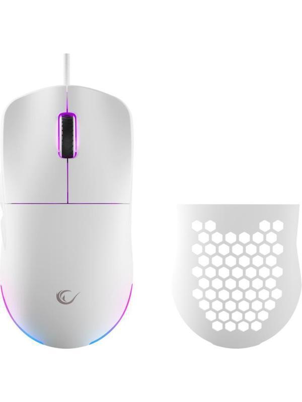 Rampage Blink Rgb Mouse Makrolu 12800 Dpi Oyuncu Mouse Beyaz - Image 1