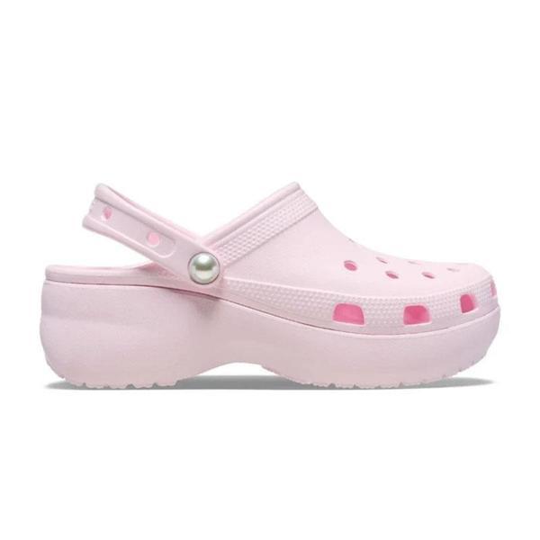 Classic Platform Pearl Clog Kadın Sandalet 211231-6ZW - Image 1