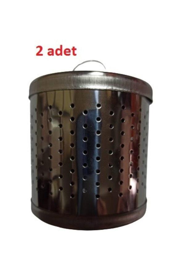 Hagiki (2 Adet) Büyük Boy Metal Çaydanlık Içi Kapaklı Süzgeç Çay Demleme Süzgeci (2 Adet) - Image 1