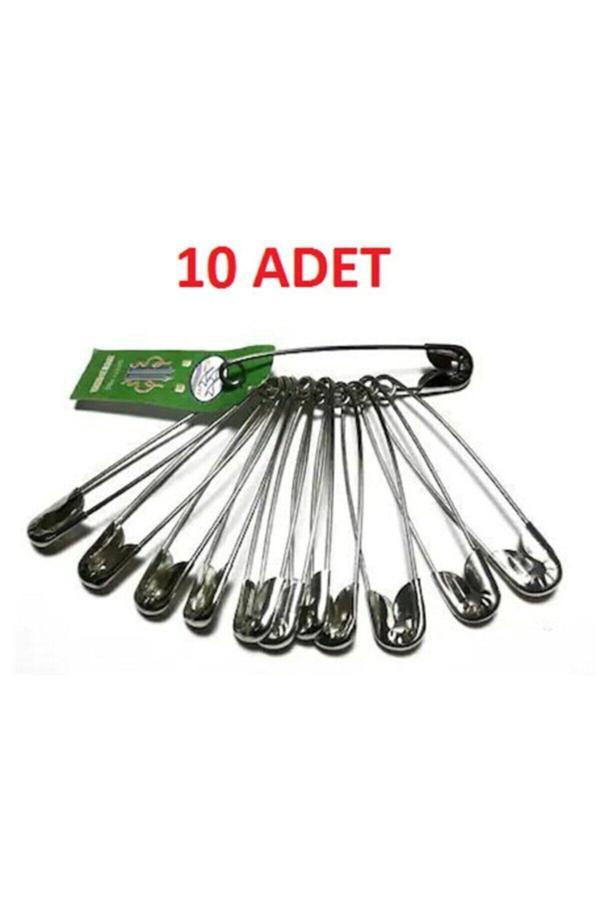 Gördur Orta Boy No:3 Çengelli Iğne 4Cm Boyunda 12 Adetli Çatal Iğne 10 Adet 10Adet - Image 1