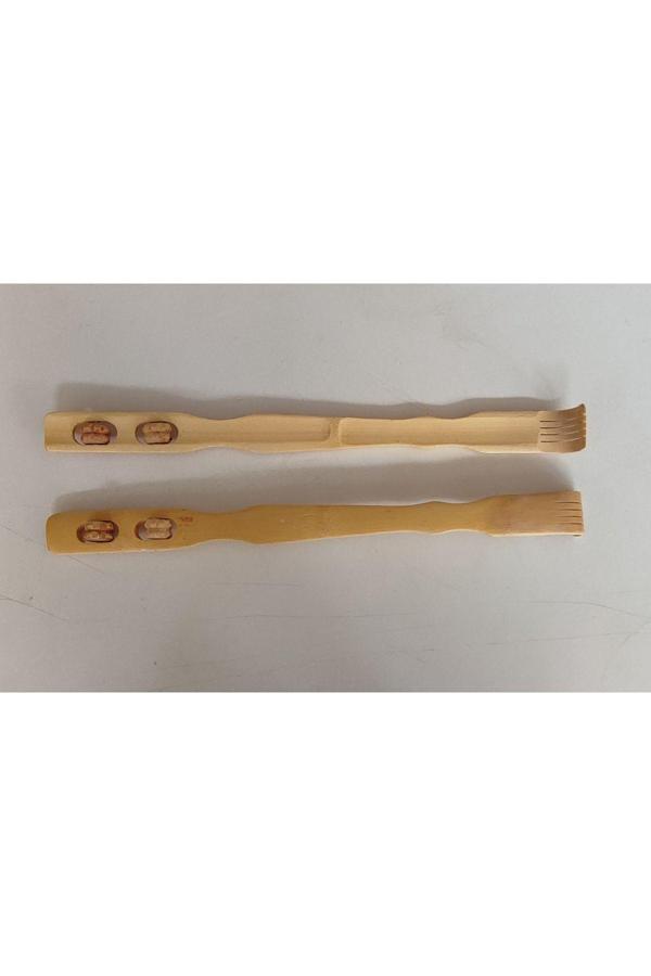 Hagiki ( 2 Adet ) Ahşap Sırt Kaşıma Aleti ,45Cm Bambu Sırt Kaşıyıcı - Image 1