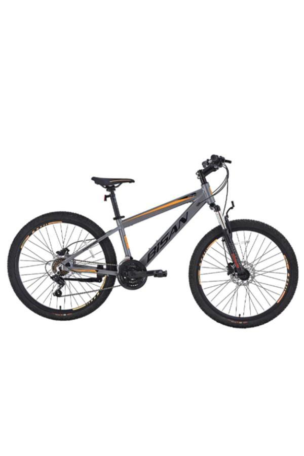 BİSAN COOPER DAĞ BİSİKLETİ 35 CM HD 26 JANT 21 VİTES FÜME SİYAH TURUNCU - Image 1