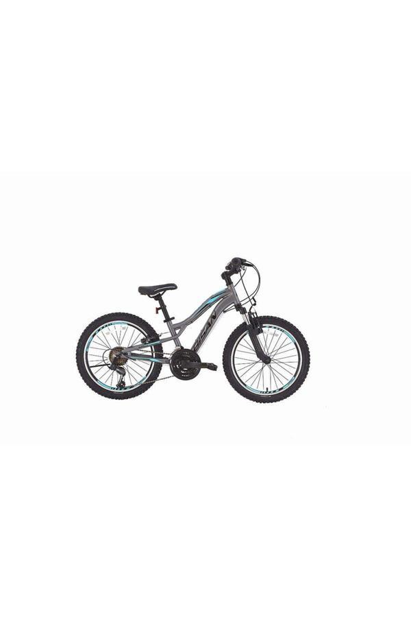 BİSAN BUFFALO ÇOCUK BİSİKLETİ 28 CM V 20 JANT 18 VİTES FÜME SİYAH MAVİ - Image 1