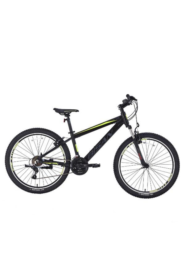 BİSAN COOPER DAĞ BİSİKLETİ 35 CM V 26 JANT 21 VİTES MAT SİYAH SARI - Image 1