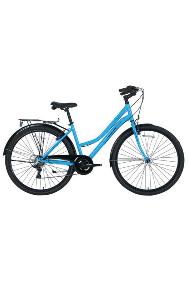 BİSAN SMİLE ŞEHİR BİSİKLETİ 44 CM V 26 JANT 7 VİTES AÇIK MAVİ SİYAH - Image 1