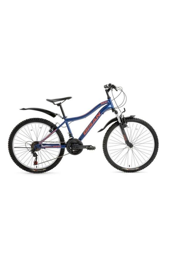 Rocky Erkek Dağ Bisikleti 42cm V 26 Jant 21 Vites Lacivert Kırmızı - Image 1