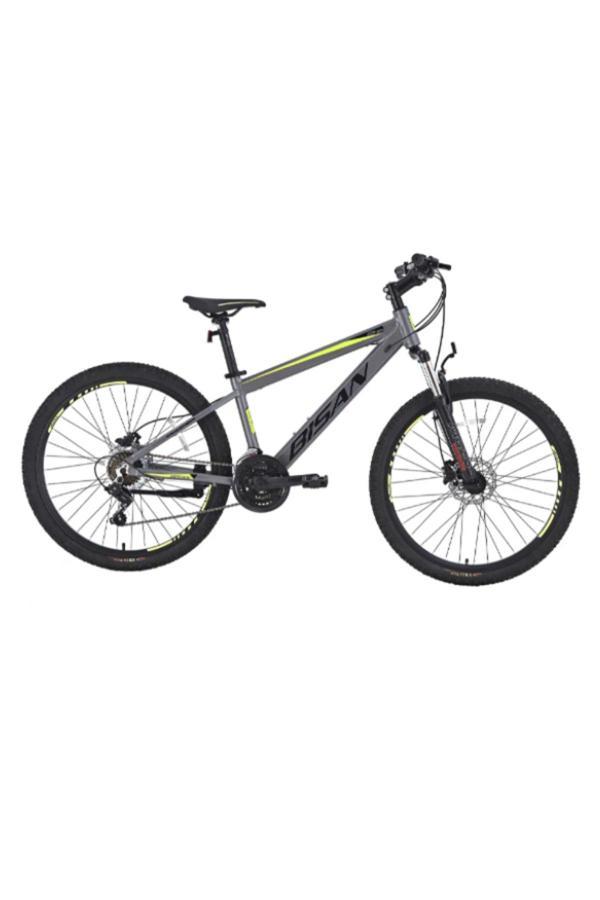 BİSAN COOPER DAĞ BİSİKLETİ 35 CM MD 26 JANT 21 VİTES FÜME SİYAH SARI - Image 1