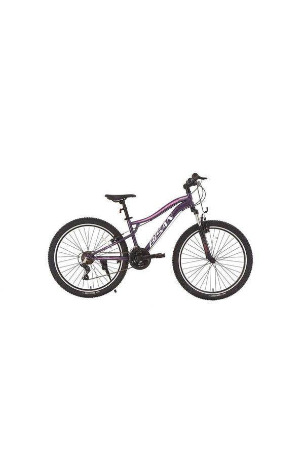 Gazelle Dağ Bisikleti 37 Cm V 27,5 Jant 21 Vites Metalik Mor Açık Pembe - Image 1