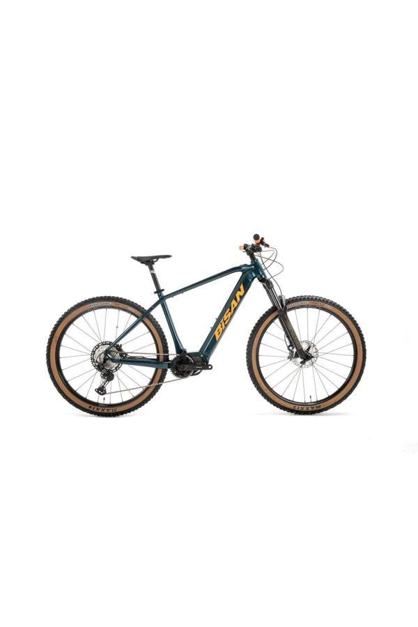 BİSAN ENVİOUS DEORE ELEKTRİKLİ BİSİKLET 45 CM DİSK FREN 27,5 JANT 12 VİTES PETROL YEŞİLİ TURUNCU - Image 1