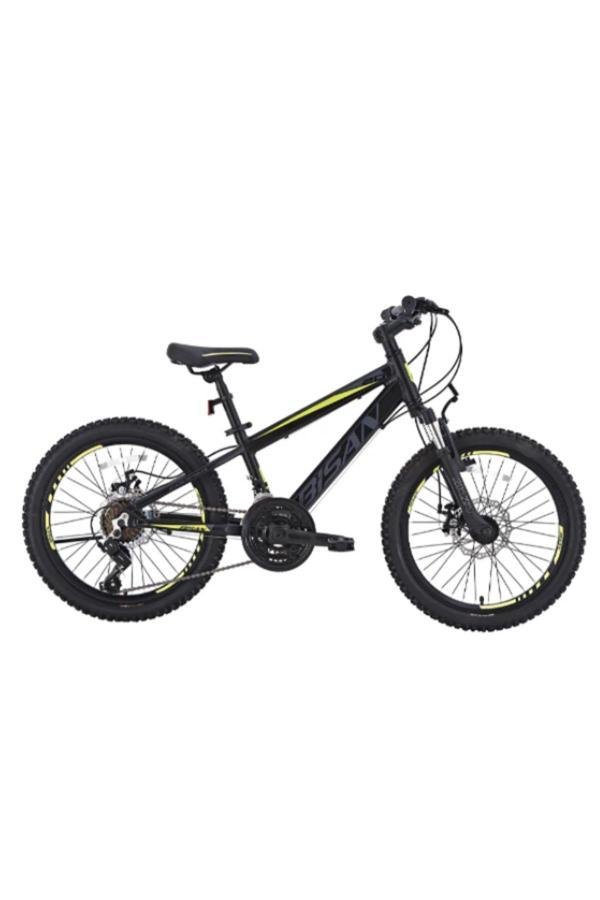 BİSAN COOPER ÇOCUK BİSİKLETİ 28 CM MD 20 JANT 21 VİTES MAT SİYAH SARI - Image 1
