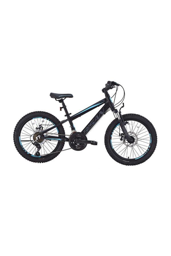BİSAN COOPER ÇOCUK BİSİKLETİ 30 CM MD 24 JANT 21 VİTES MAT SİYAH MAVİ - Image 1