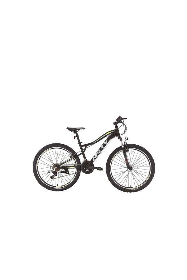 BİSAN BUFFALO DAĞ BİSİKLETİ 37 CM V 27,5 JANT 21 VİTES MAT SİYAH SARI - Image 1