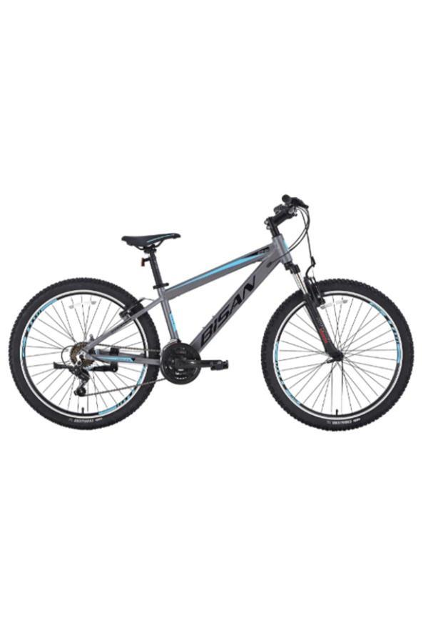 BİSAN COOPER DAĞ BİSİKLETİ 37 CM MD 27.5 JANT 21 VİTES FÜME SİYAH MAVİ - Image 1