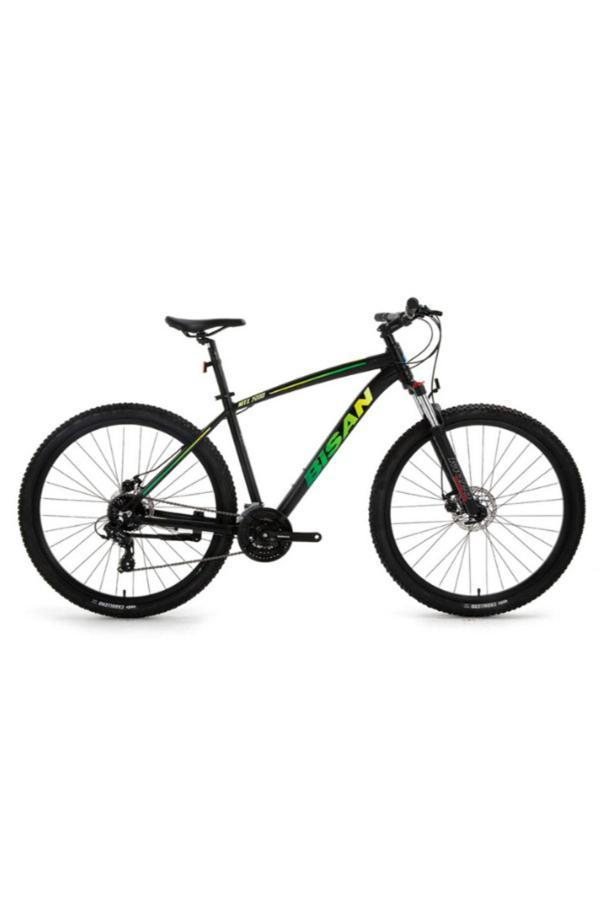 BİSAN MTX 7200 DAĞ BİSİKLETİ 43 CM MD 29 JANT 24 VİTES MAT SİYAH YEŞİL - Image 1