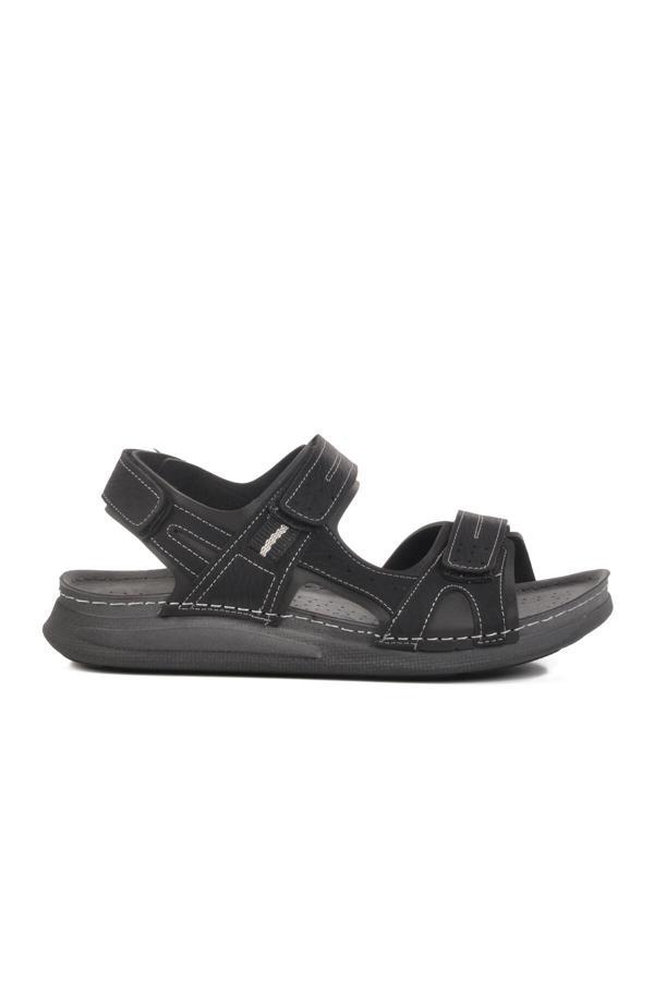 Siyah Anatomik Cırtlı Erkek Spor Sandalet 86.002 M - Image 1