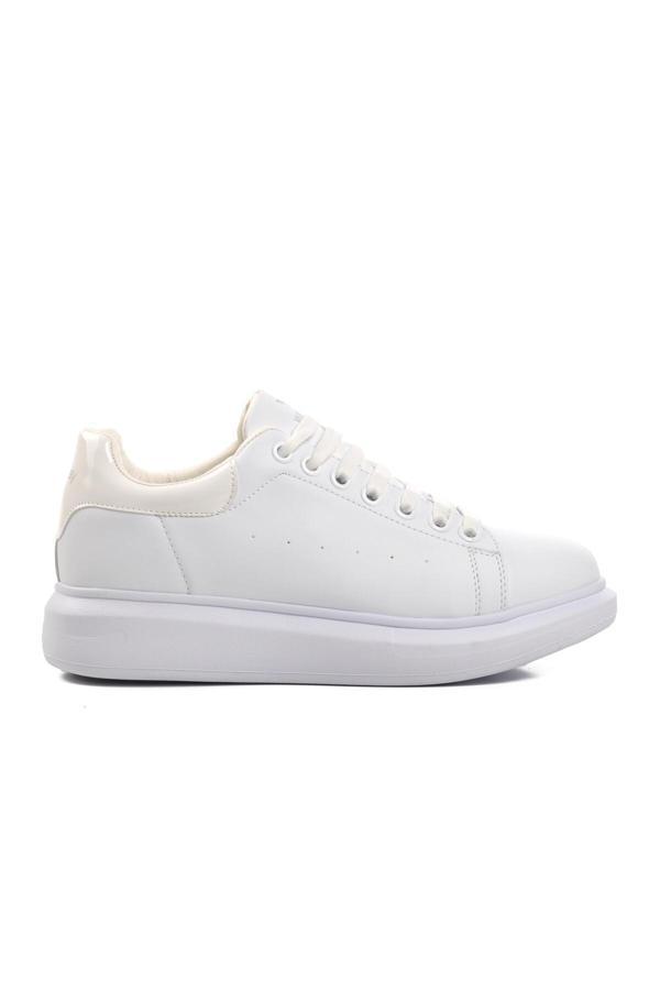 Beyaz Geniş Kalıp Unisex Sneaker Damascus 150 G - Image 1