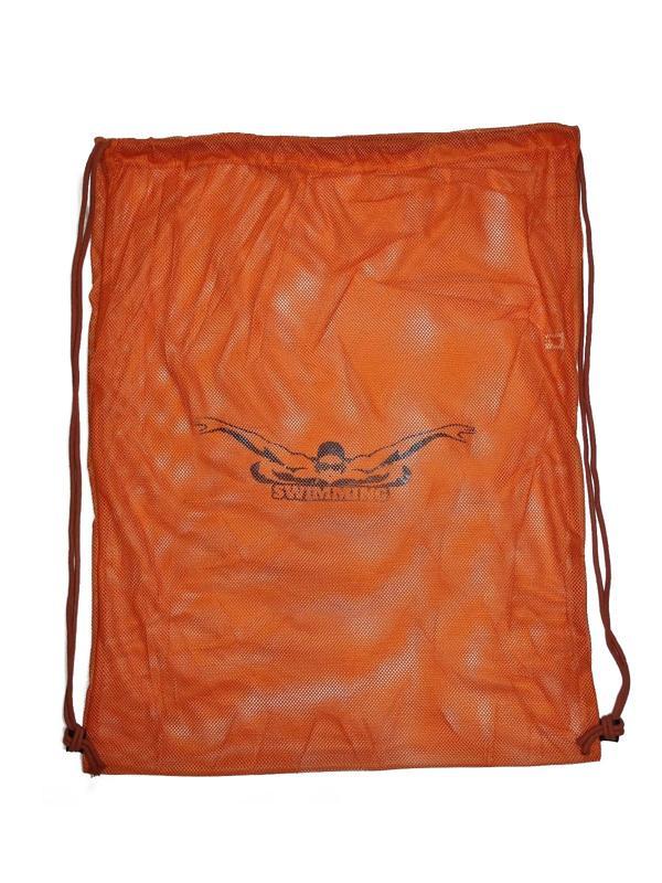 Bufors Yüzücü Koyu Turuncu File Çanta, Swimming Baskılı Antrenman Çantası (67x50±) - Image 1