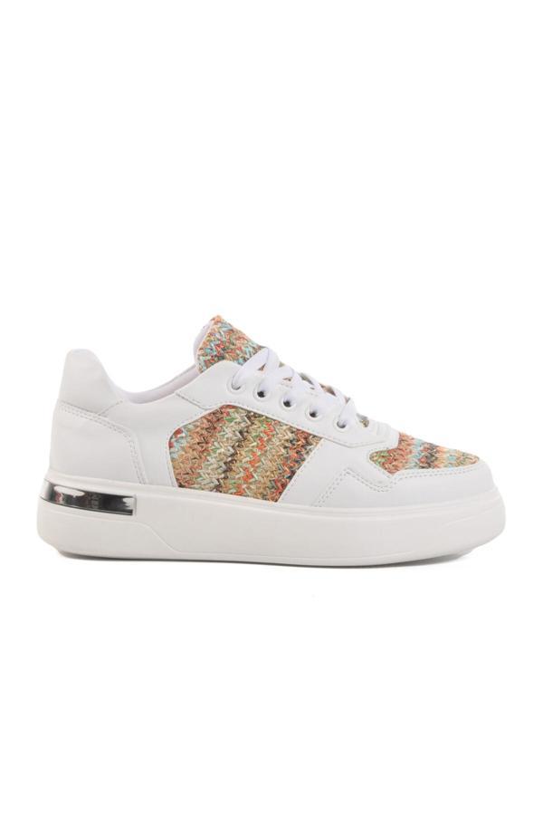 Beyaz Hafif Kadın Sneaker 13007 Z - Image 1