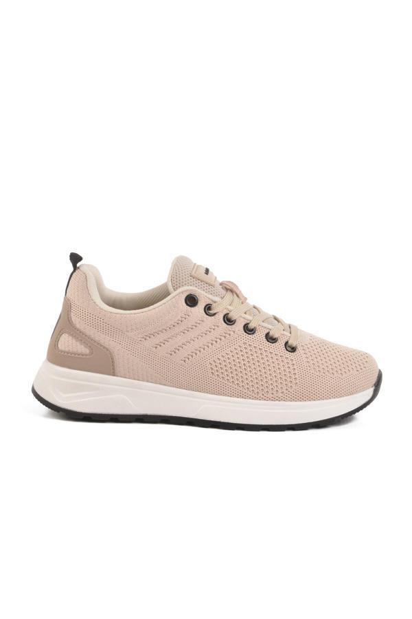 Bej Fileli Hafif Unisex Spor Ayakkabı 2303 G - Image 1