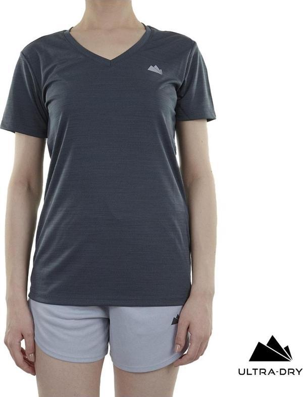 Alpinist Knockout Ultra Dry Kadın T-shirt Antrasit - Image 1