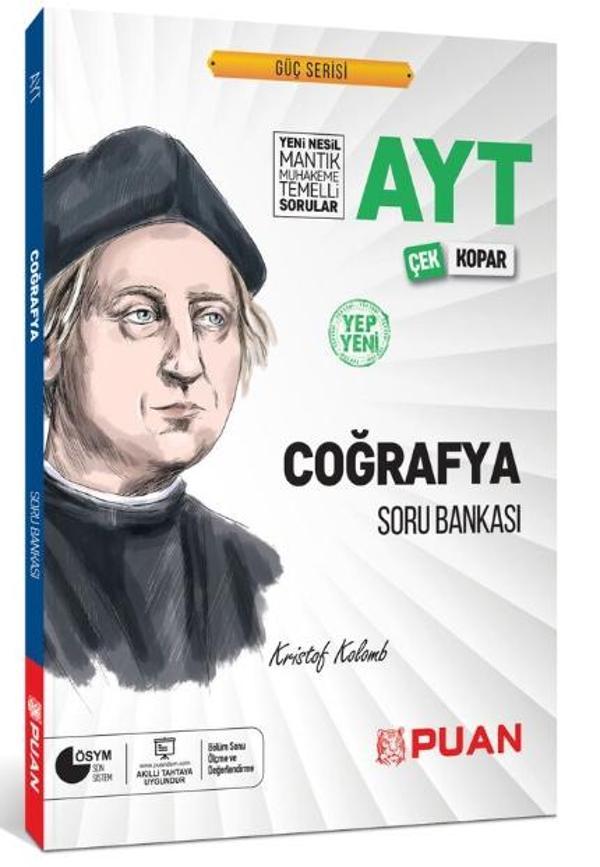AYT Coğrafya Soru Bankası Puan Yayınları - Puan Yayınları - Image 1