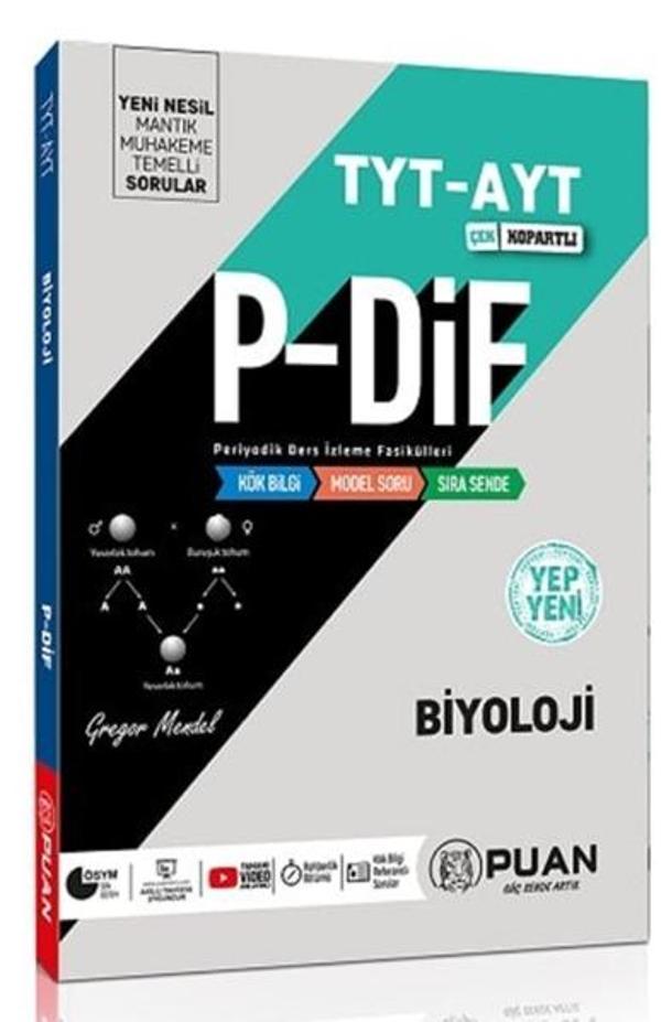 TYT AYT Biyoloji PDİF Konu Anlatım Fasikülleri Puan Yayınları - Puan Yayınları - Image 1