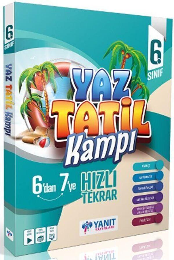 Yanıt Yayınları 6. Sınıf Yaz Tatil Kitabı Kampı - Yanıt Yayınları - Image 1