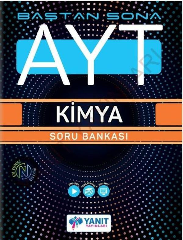 Yanıt Yayınları AYT Baştan Sona Kimya Soru Bankası - Yanıt Yayınları - Image 1