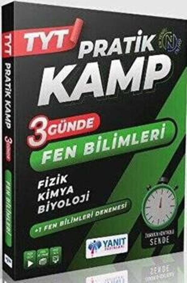 Yanıt Yayınları TYT 3 Günde Fen Bilimleri Pratik Kamp - Yanıt Yayınları - Image 1