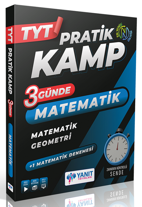 Yanıt Yayınları TYT Matematik 3 Günde Pratik Kamp Kitabı - Yanıt Yayınları - Image 1