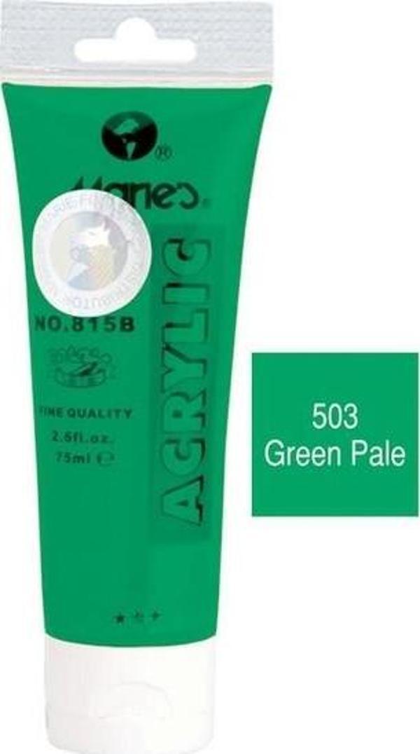 Maries Akrilik Boya 75 Ml Green Pale 815-503 MRMAR0156 (1 Adet) - Image 1