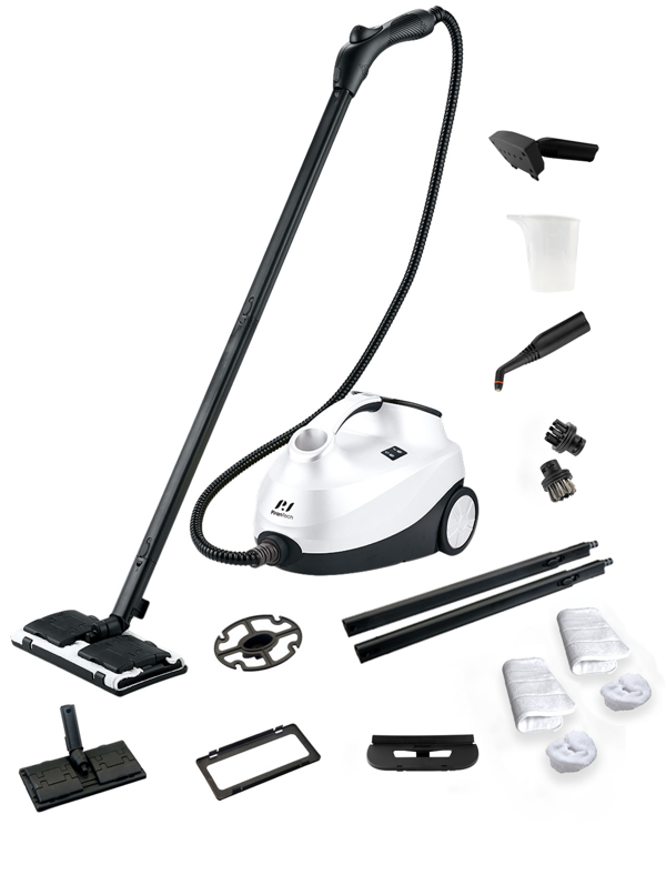 Pirantech CB-107C 2000 W Beyaz Buharlı Temizleyici - Image 1