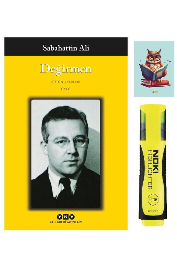 Yapı Kredi Yayınları Değirmen-Sabahattin Ali-Sarı Fosforlu Kalem-Not Defteri Seti - Yapı Kredi Yayınları - Image 1