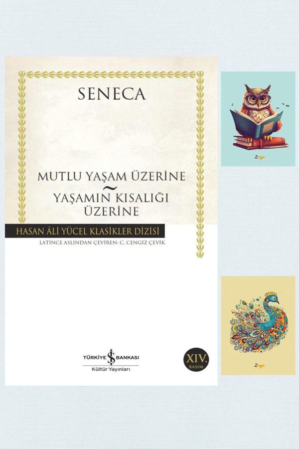 İş Bankası Kültür Yayınları Mutlu Bir Yaşam Üzerine-Yaşamın Kısalığı Üzerine - Seneca - 9786052956441 - Not Defterli Seti - İş Bankası Kültür Yayınları - Image 1