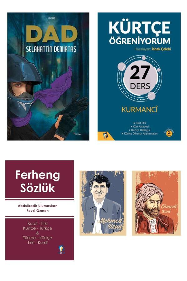Dara Yayınları Selahattin Demirtaş Kitapları - Dad - Kürtçe Öğrenme Seti - Kürtçe Sözlük - Not Defteri - Dara - Image 1