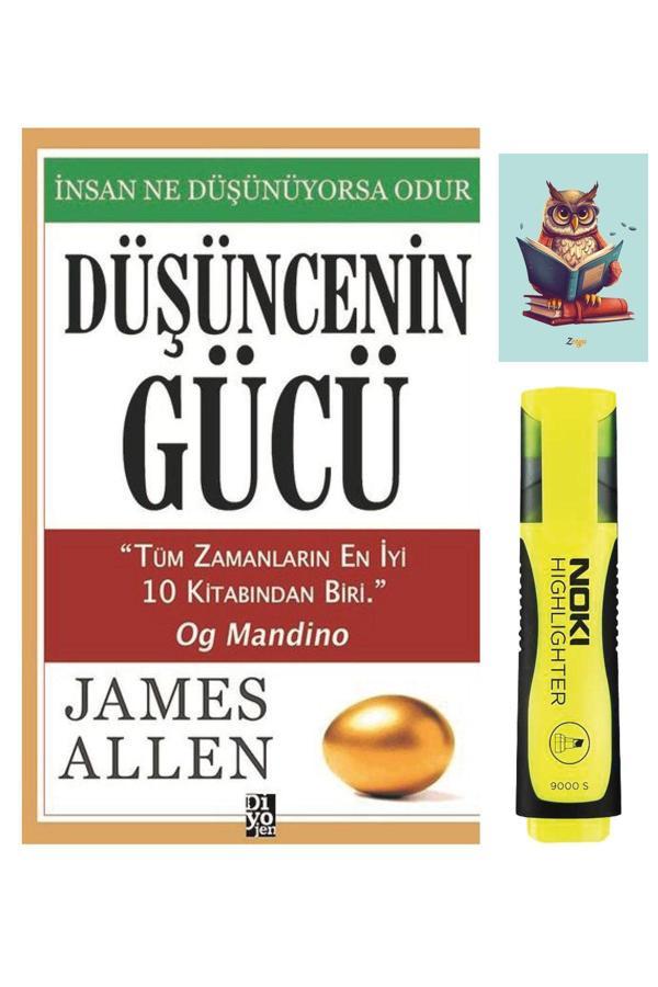Dara Yayınları Düşüncenin Gücü - James Allen 9786056949586 - Sarı Fosforlu Kalem - Not Defterli Seti - Dara - Image 1