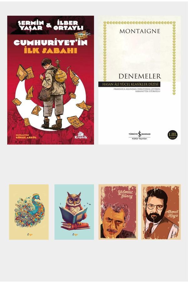 Dara Yayınları En Çok Satılanlar - Denemeler - Montaigne - Cumhuriyetin İlk Sabahı (2 Kitap 4 Not Defterli) - Dara - Image 1