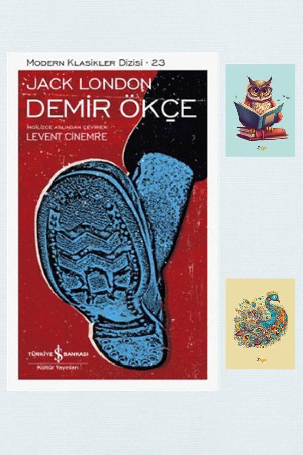 Dara Yayınları Demir Ökçe - Jack London 9786053607946 Iş Bankası Kültür Yayınları (2 Not Defterli) - Dara - Image 1
