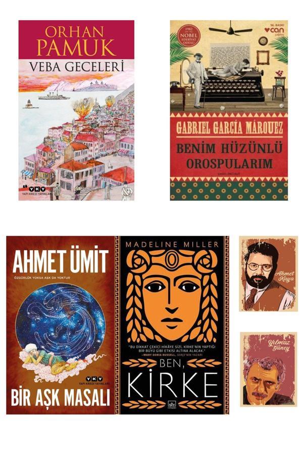 Dara Yayınları Veba Geceleri - Bir Aşk Masalı - Ben Kirke - Benim Hüzünlü Orospularım Romanları Defterli Seti - Dara - Image 1